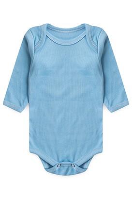 Body Bebê Canelado Liso Manga Longa (PREMATURO) - Top Chot
