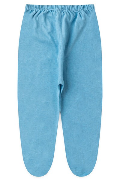 Mijão (Culote) Bebê Malha Liso com Pé (PREMATURO) - Top Chot - Tamanho PREMATURO - Azul