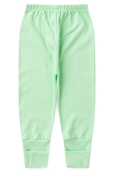 Mijão (Culote) Bebê Canelado Liso Vira-Pé (PREMATURO) - Top Chot - Tamanho PREMATURO - Verde