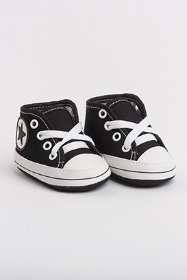 Tênis Bebê Cano Alto Star Preto (P/M/G/GG) - Baby Soffete