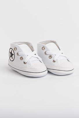 T�nis Beb� Cano Alto Star Branco (P/M/G/GG) - Baby Soffete