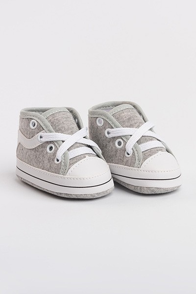 Tênis Bebê Cano Alto Skate Mescla (P/M/G/GG) - Baby Soffete - Tamanho M - Mescla