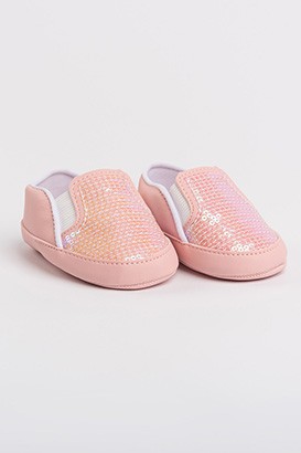 Tênis Bebê Feminino Slip On Paete Rosa (P/M/G) - Bebê Fofuxo