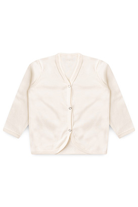 Casaquinho Beb� Suedine Off White (P/M/G/1) - Beb� Fofuxo
