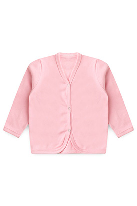 Casaquinho Beb� Feminino Suedine Rosa (P/M/G/1) - Beb� Fofuxo