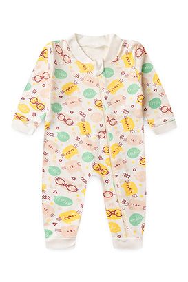 Macac�o Beb� sem P� Suedine Off White Miau (RN/P/M/G/1) - Beb� Fofuxo