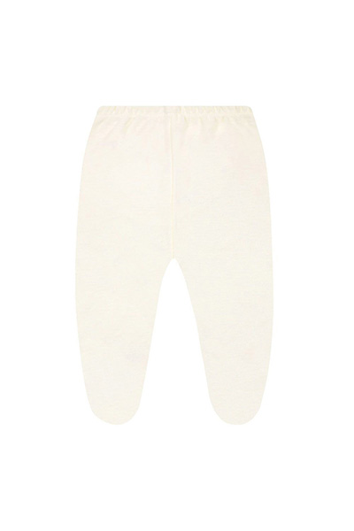 Mijão (Culote) Bebê Suedine Liso com Pé (RN/P/M/G) - Top Chot - Tamanho G - Creme