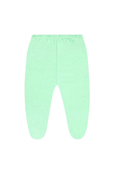Mijão (Culote) Bebê Suedine Liso com Pé (RN/P/M/G) - Top Chot - Tamanho P - Verde