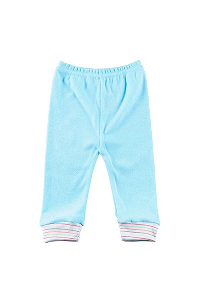 Mijão (Culote) Bebê Suedine Liso sem Pé (RN/P/M/G) - Top Chot - Tamanho RN - Turquesa