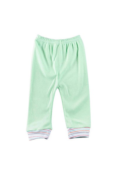 Mijão (Culote) Bebê Suedine Liso sem Pé (RN/P/M/G) - Top Chot - Tamanho RN - Verde