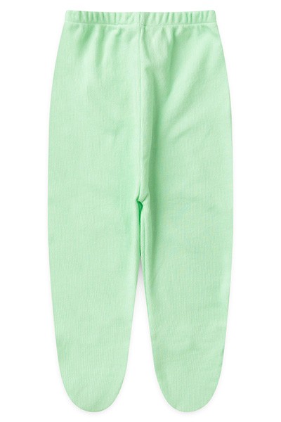 Mijão (Culote) Bebê Canelado Liso com Pé (RN/P/M/G) - Top Chot - Tamanho G - Verde