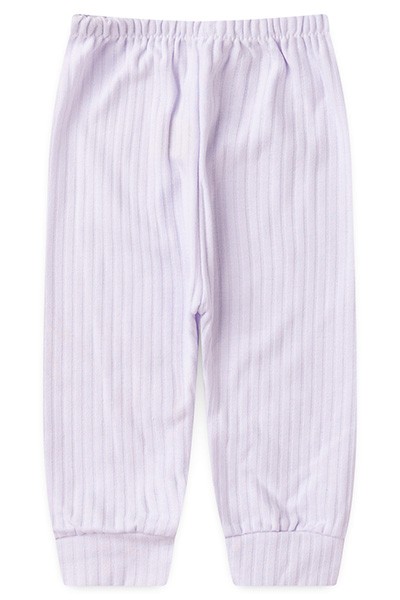 Mijão (Culote) Bebê Canelado-Beirute Liso sem Pé (P/M/G) - Top Chot - Tamanho G - Branco