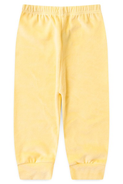 Mijão (Culote) Bebê Plush Liso sem Pé (RN/P/M/G) - Top Chot - Tamanho M - Amarelo
