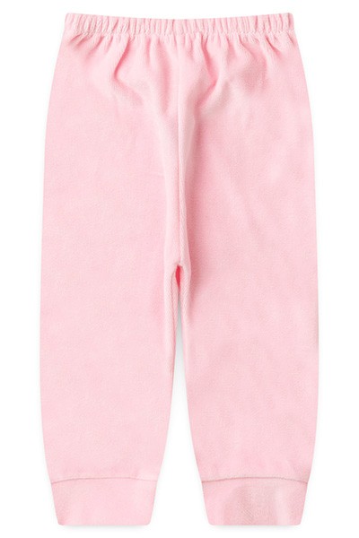 Mijão (Culote) Bebê Plush Liso sem Pé (RN/P/M/G) - Top Chot - Tamanho RN - Rosa