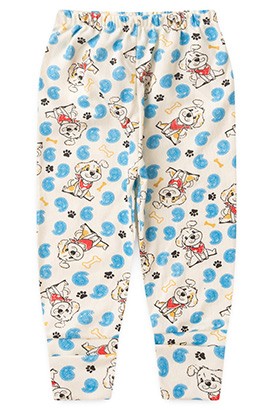 Mijão (Culote) Bebê Canelado Vira-Pé Creme Doguinho (RN/P/M/G) - Top Chot