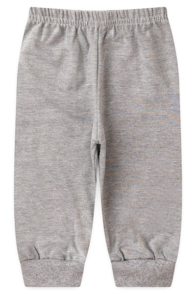 Calça Bebê Moletinho com Punho Mescla (1/2/3) - Top Chot - Tamanho 3 - Mescla