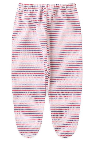 Mijão (Culote) Bebê Canelado Listrado com Pé (RN/P/M/G) - Top Chot - Tamanho G - Rosa,Lilás