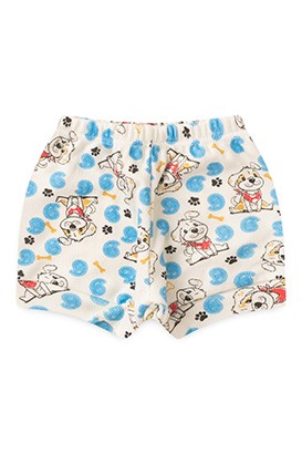 Tapa Fralda Bebê Canelado Creme Doguinho (P/M/G) - Top Chot