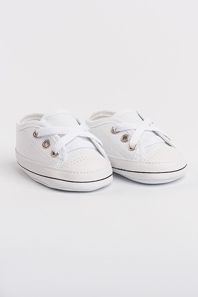 Tênis Bebê Star Branco (P/M/G/GG) - Baby Soffete - Tamanho M - Branco