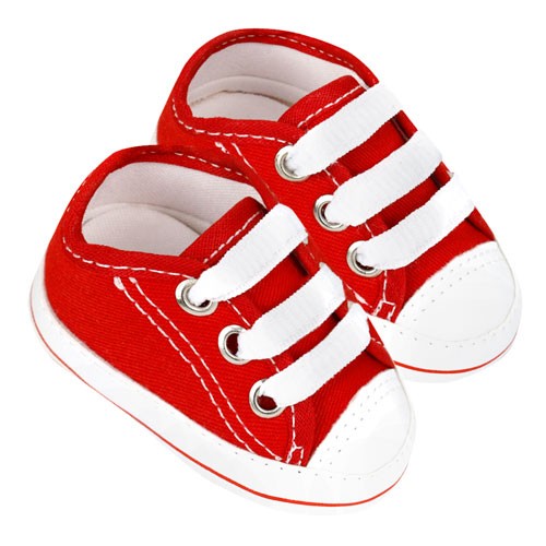 Tênis Bebê Star Vermelho (P/M/G/GG) - Baby Soffete - Tamanho M - Vermelho