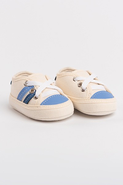 Tênis Bebê Masculino Super Star Marfim (P/M/G/GG) - Baby Soffete - Tamanho GG - Bege