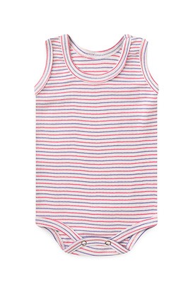 Body Bebê Canelado Listrado Regata (P/M/G) - Top Chot