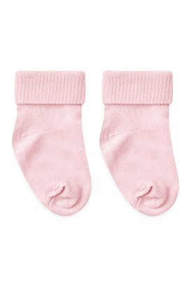 Meia Beb� Feminina Botinha Rosa Lisa (14 a 19) - Winston