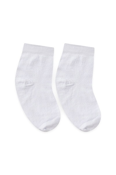 Meia Bebê Branca Lisa (16 a 23) - Winston - Tamanho 16-19 - Branco