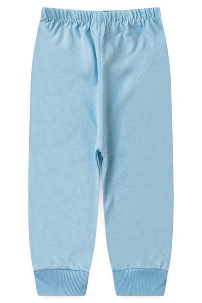 Mijão (Culote) Bebê Malha Liso sem Pé (RN/P/M/G) - Top Chot - Tamanho G - Azul