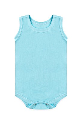 Body Bebê Canelado Liso Regata (1/2/3) - Top Chot