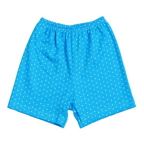 Shorts Bebê Canelado Poá sem Punho (1/2/3) - Top Chot - Tamanho 3 - Turquesa