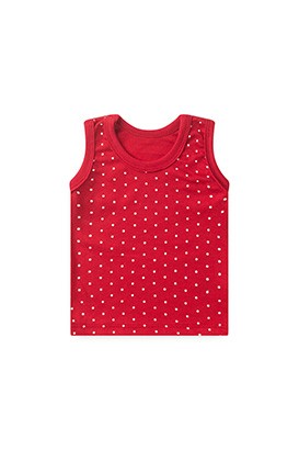 Camiseta Bebê Canelada Escura Poá Regata (P/M/G) - Top Chot