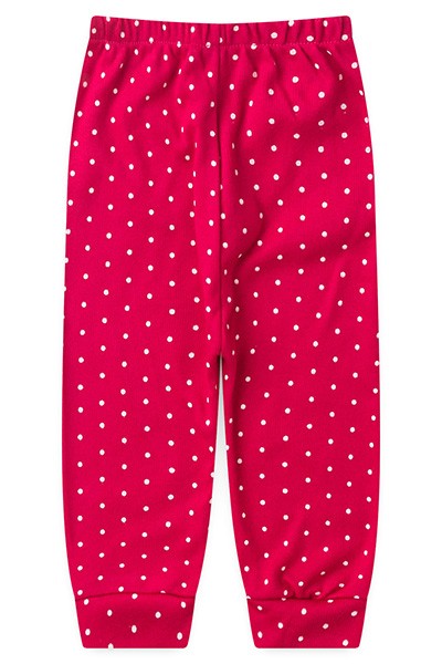 Mijão (Culote) Bebê Canelado Escuro Poá sem Pé (RN/P/M/G) - Top Chot - Tamanho G - Pink