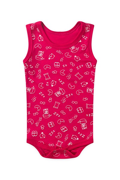 Body Bebê Canelado Regata Pink Hora do Sono (1/2/3) - Top Chot - Tamanho 2 - Pink