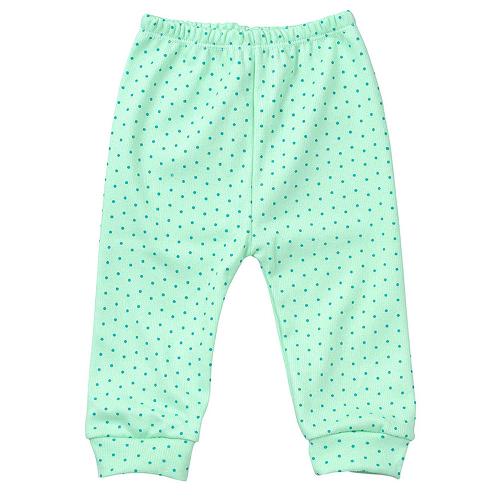 Mijão (Culote) Bebê Canelado Poá sem Pé (RN/P/M/G) - Top Chot - Tamanho G - Verde