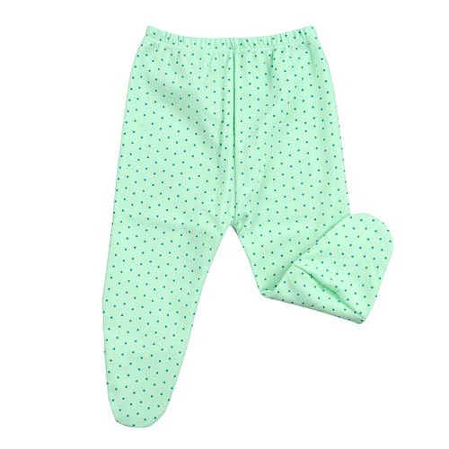 Mijão (Culote) Bebê Canelado Poá com Pé (RN/P/M/G) - Top Chot - Tamanho G - Verde
