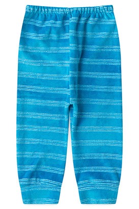 Calça Bebê Plush Escuro Listrado sem Pé (P/M/G) - Top Chot