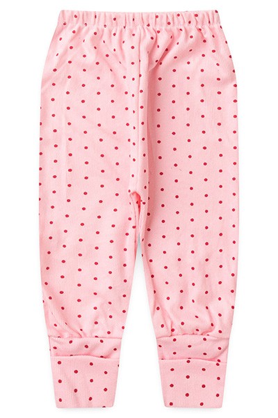 Mijão (Culote) Bebê Canelada Poá Vira-Pé (RN/P/M/G) - TOP CHOT - Tamanho RN - Rosa,Pink