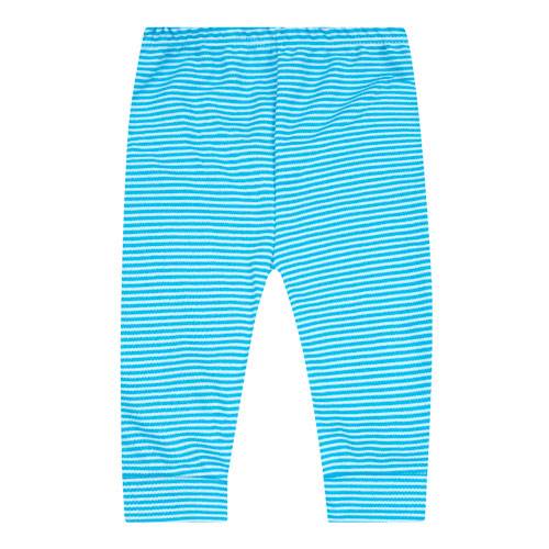 Mijão Bebê sem Pé Suedine Listrinha Turquesa (RN/P/M/G) - Top Chot - Tamanho G - Turquesa,Branco