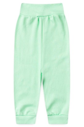 Mij�o (Culote) Beb� Canelado Verde com C�s Suave Sem P� (RN/P/M/G) - Top Chot