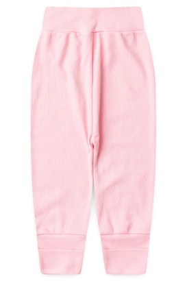 Mij�o (Culote) Beb� Canelado Rosa com C�s Suave Vira-P� (RN/P/M/G) - Top Chot