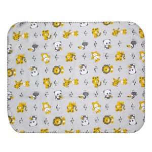 Cobertor Pequeno Bebê Cinza Safari - Bercinho - Tamanho único - Cinza