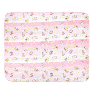 Cobertor Bebê Feminino Rosa Ursa Estrelas - Bercinho - Tamanho único - Branco,Rosa